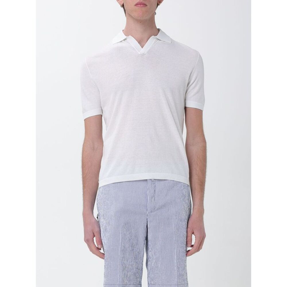 Brooksfield Men Cotton Crepe Polo Shirt Brooksfield